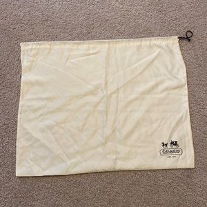 Coach dust bag